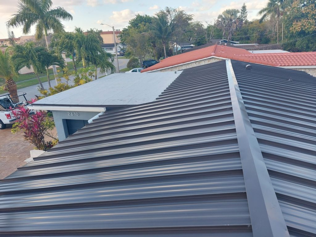 Metal roof